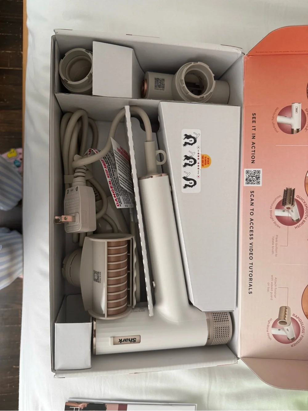 Shark SpeedStyle Wet-to-Dry Hair Dryer Styler in Rose Gold
